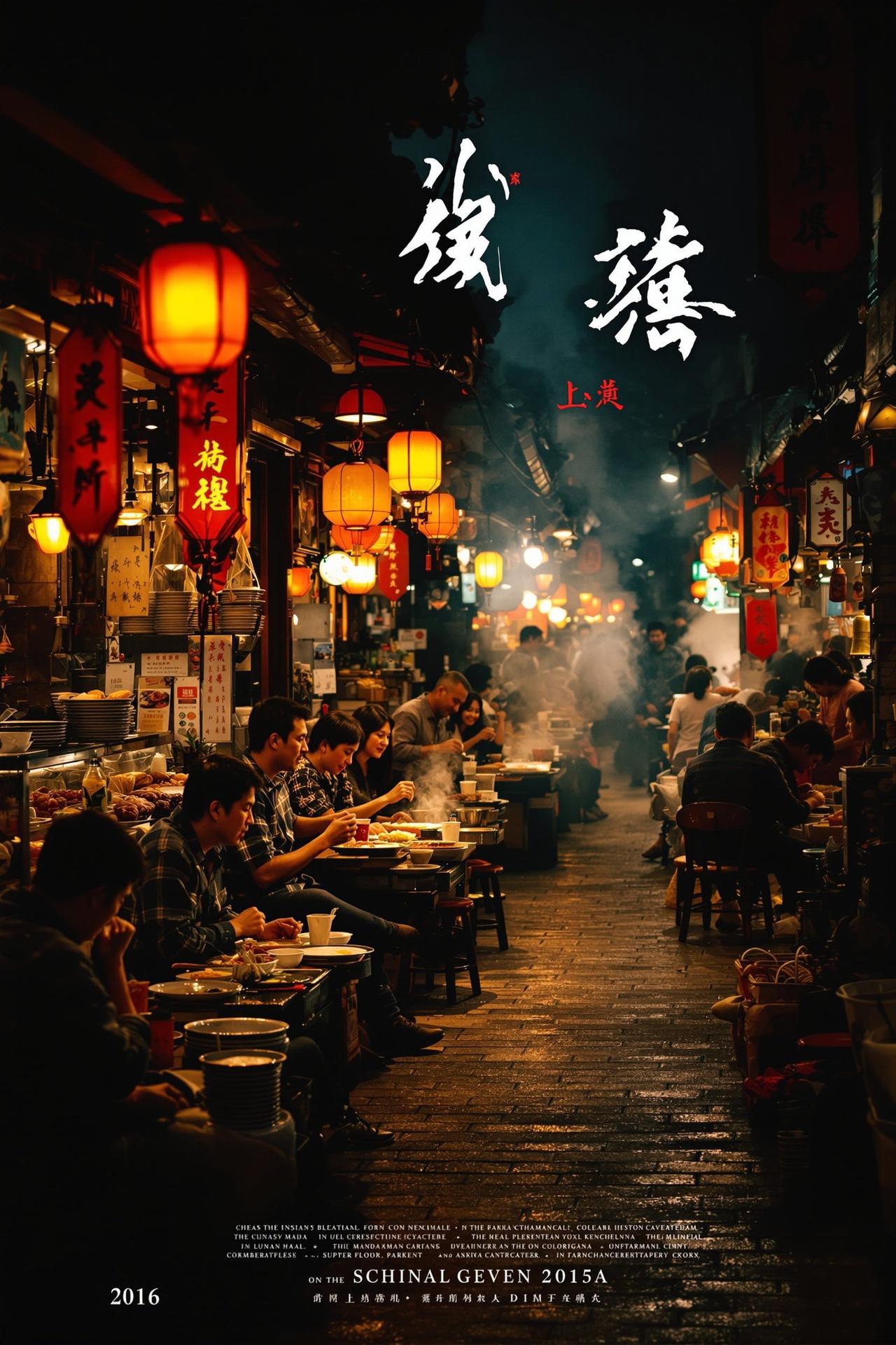 人间烟火背景海报